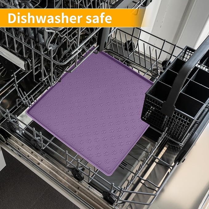 Ptlom Dog Food Mat Anti-Slip Bowl Mats - Image 8