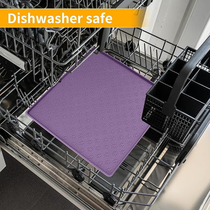Ptlom Dog Food Mat Anti-Slip Bowl Mats - Image 8