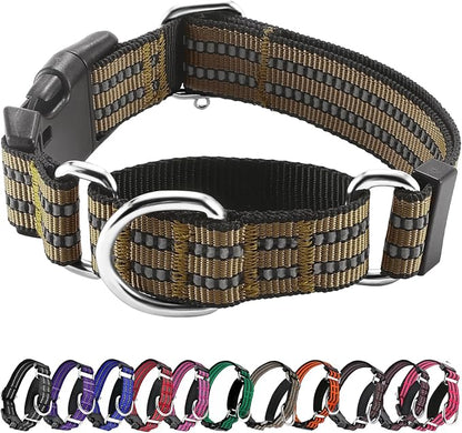 Hikiko Martingale Dog Collars Reflective Nylon Dog Collar by Hikiko