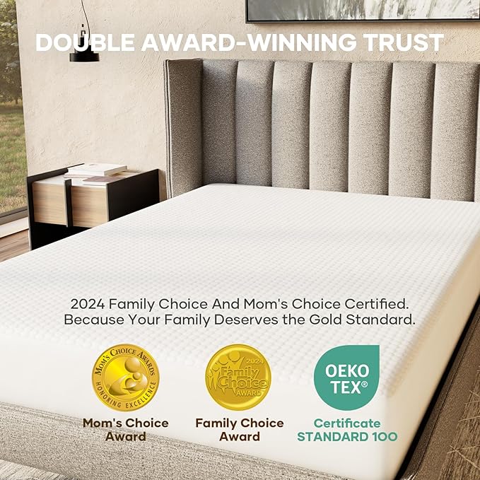 OhGeni 100% Waterproof Mattress Protector, Queen Size Mattress Soft Pad - Image 8