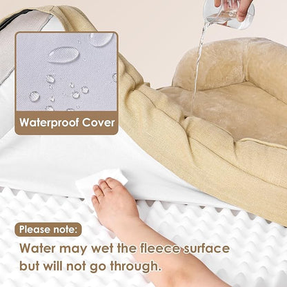EHEYCIGA Orthopedic Dog Bed for Small Dogs, Waterproof Memory Foam Small Pet - Image 3
