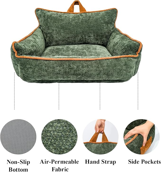 Large Orthopedic Dog Sofa Bed - Image 4