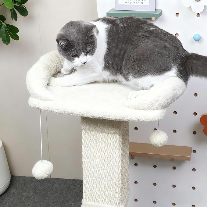 34" Cat Scratching Post for Indoor Cats, Sisal Cat Scratcher - Image 3