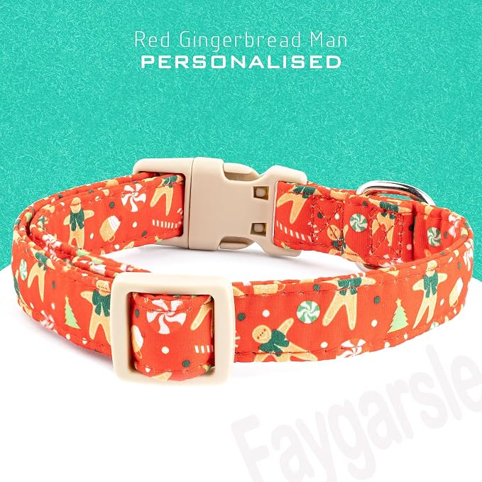 Faygarsle Christmas Dog Collar, Plastic Buckle - Image 2