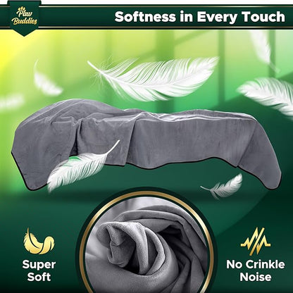 Paw Buddies Waterproof Blanket 80"x90" – Reversible Microfleece Throw - Image 3