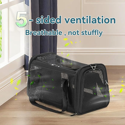 Airline Approved Cat Carrier, Soft-Sided Collapsible Pet Carrier - Image 5