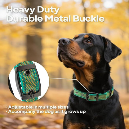 PetiFine Dog Collars for Small Dogs, Neoprene Padded and Adjustable, Reflective - Image 3