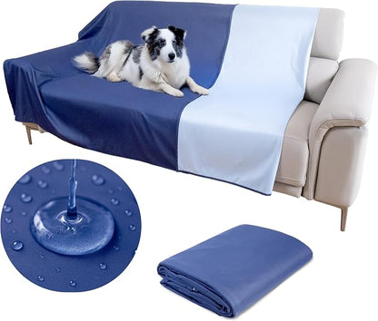 SILLY LEGACY Thin Reversible Waterproof Protective Bed Cover, - Image 2
