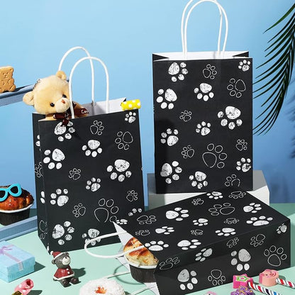 Blulu 20 Pcs Puppy Dog Paw Gift Bags - Image 4