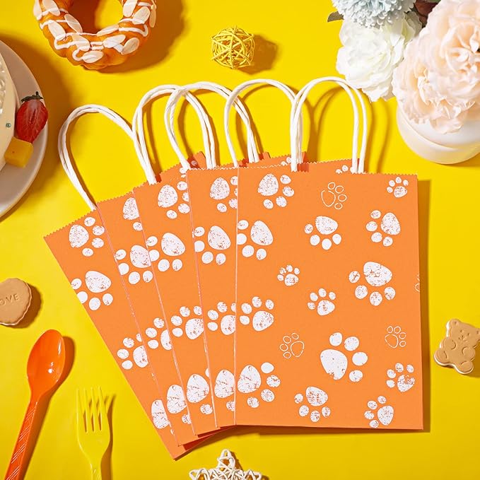Blulu 20 Pcs Puppy Dog Paw Gift Bags - Image 5