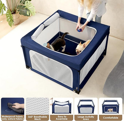 EHEYCIGA 42x42x26 Inches Puppy Playpen - Image 5