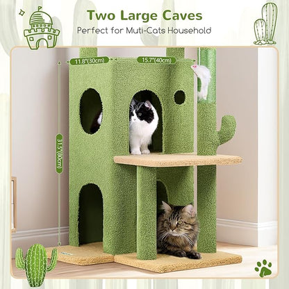Globlazer Cactus Cat Tree Tower - Image 4