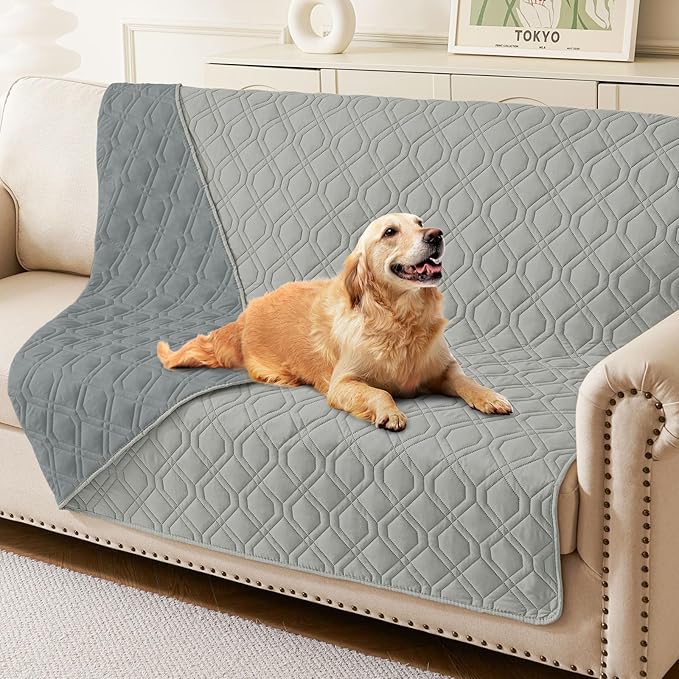 hyha Waterproof Dog Bed Blanket, Soft Pet Blankets, Waterproof Couch Cover by hyha