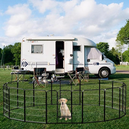 NEWBULIG Dog Playpen 16 Panels 32" Height Foldable Heavy Duty Metal Dog - Image 7