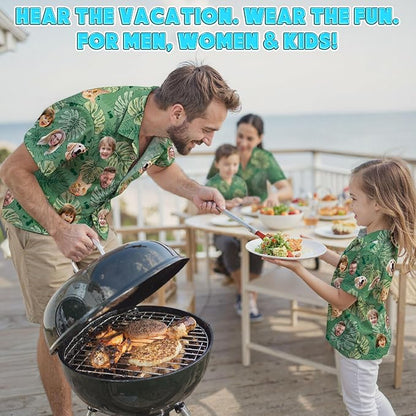 Custom Hawaiian Shirt with Face Photo Picture - Image 2