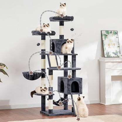 Cat Tree for Indoor Cats, Sturdy Cat Tree House - Image 7