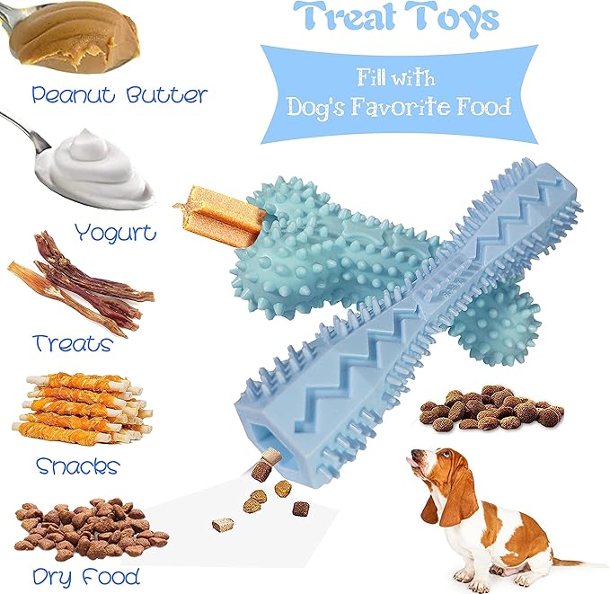 4 Pack Puppy Teething Toys 0-6 Months Puppy Chew Toys - Image 3