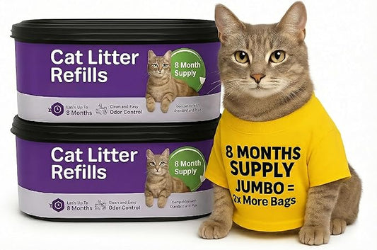 Double Pack Cat Litter Refills by AMAZINK Compatible by AMAZINK