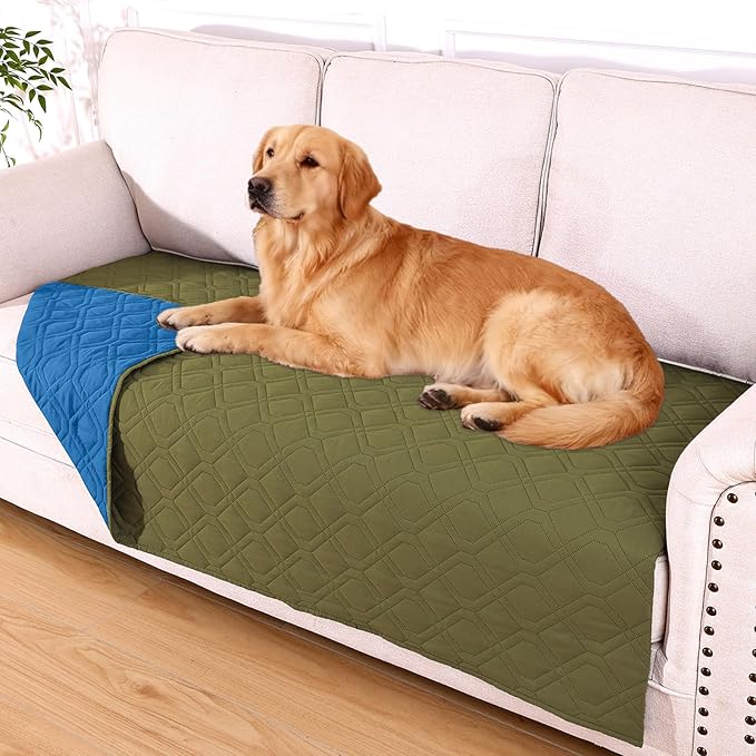 hyha Waterproof Dog Bed Blanket, Soft Pet Blankets, Waterproof Couch Cover by hyha