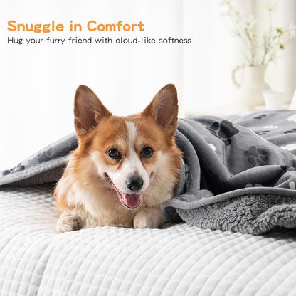 Waterproof Dog Blankets Pet Blanket 60"x80", Soft Fluffy Sofa Car Bed Protector - Image 5