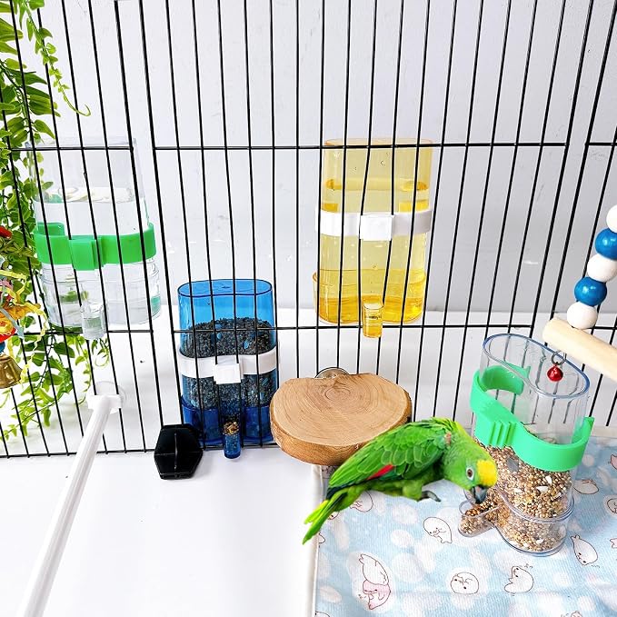 Hamiledyi Parakeet Water Dispenser 4pcs Automatic Bird Water Dispenser - Image 7