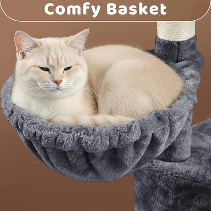 Yaheetech 46in Cat Tree Tower | Multi-Level Indoor Activity Center - Image 9