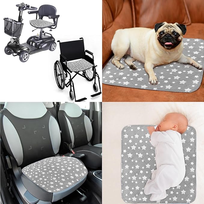 Waterproof Bed Pads Washable, Absorbent Chuck Pads - Image 5