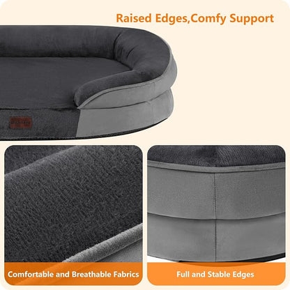 Dwanton Orthopedic Dog Bed for Medium Dogs - Image 5