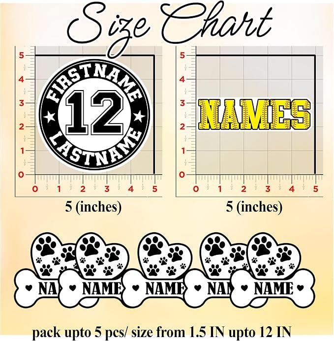 Custom Dog Paw Bone Sticker Personalized Pet Name Decal Cute Heart and Pawprint - Image 6