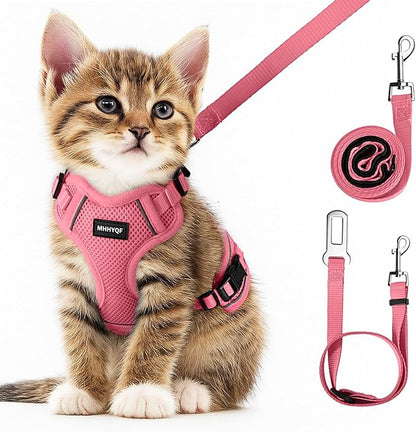 Cat Harness and Leash Set for Walking Escape Proof, Improved Four Place by Unknown