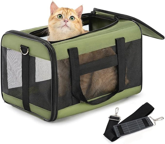 Cat Carrier Airline Approved, Soft-Sided Dog Carrier by Conlun