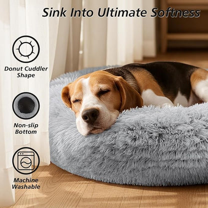JOLLYVOGUE Calming Dog Bed for Small Dogs - Image 2
