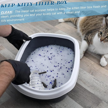 Meanplan 2 Pcs Cat Metal Litter Scoop Litter Scoop, Cat Accessories Scooper - Image 6