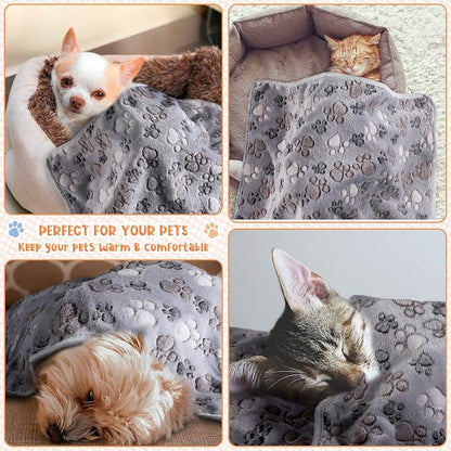 Tatuo 4 Pcs Dog Blanket for Pet Cat Blankets Indoor Puppy Teething Stuff Toys - Image 6