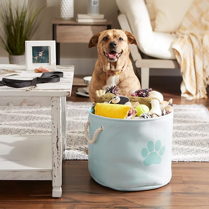 Bone Dry Pet Storage Collection Collapsible Bin, Medium Round - Image 5