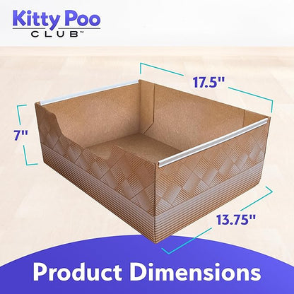 Leakproof Disposable 2-Pack Cat Litter Box Only - Image 2