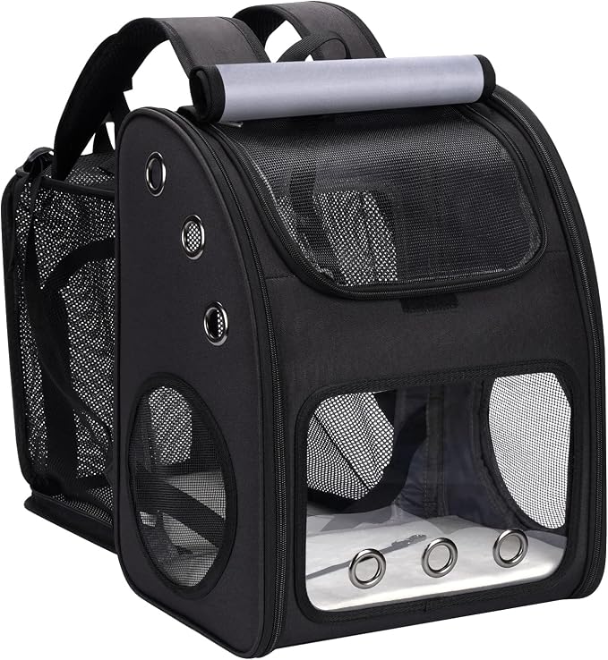Cat Backpack Carrier, Expandable Pet Carrier Backpack by COVONO