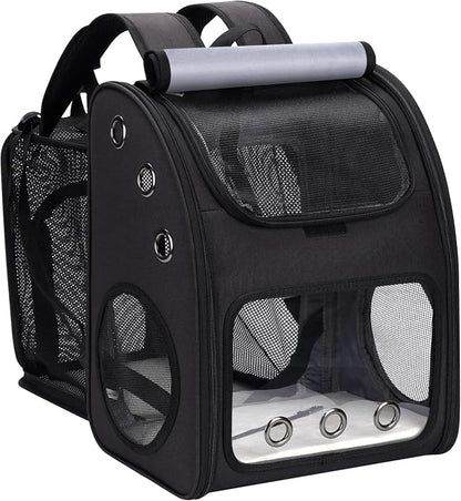 Cat Backpack Carrier, Expandable Pet Carrier Backpack by COVONO