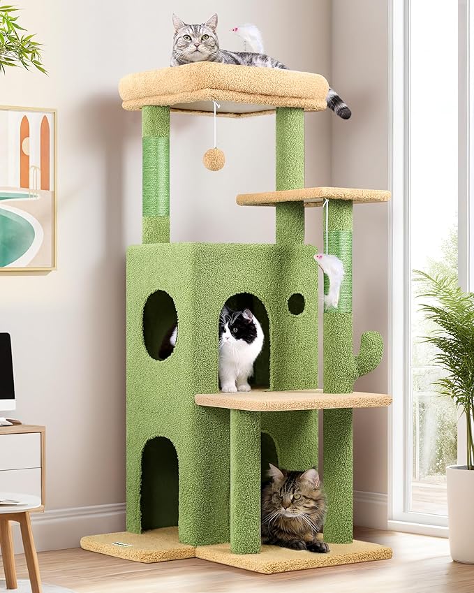 Globlazer Cactus Cat Tree Tower by Globlazer