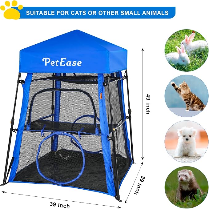 Cat Tower Tent, Outdoor Patio Cat Enclosures - Image 2