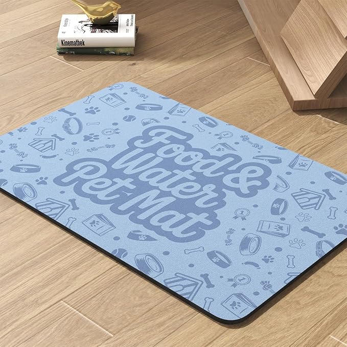 Pet Feeding Mat-Absorbent Dog Mat by PADOOR