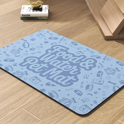 Pet Feeding Mat-Absorbent Dog Mat by PADOOR
