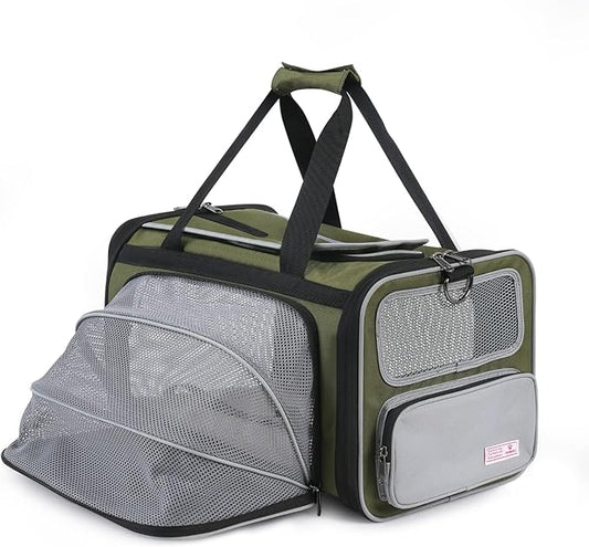 Pawaii Pet Carrier, TSA Airline Approved Cat Carrier, Soft Sided Collapsible by Pawaii