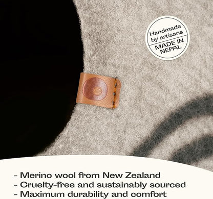 MEOWFIA Cat Cave – Premium Felt Cat Bed - Image 3