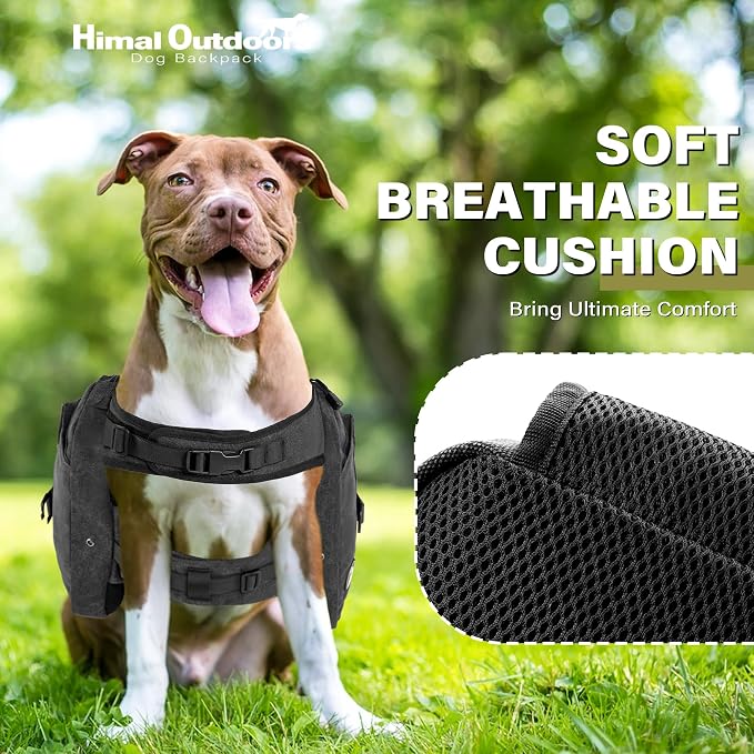 Himal Outdoors Dog Backpack & Saddle Bag, Tactical Hiking Backpack - Image 4