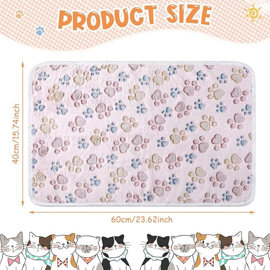 Tatuo 4 Pcs Dog Blanket for Pet Cat Blankets Indoor Puppy Teething Stuff Toys - Image 2