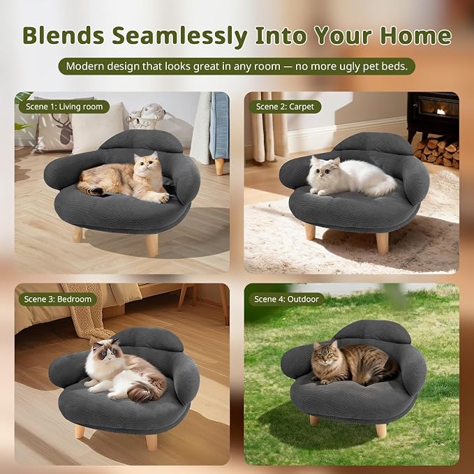 Cat Sofa Furniture-Style Pet Bed - Image 7