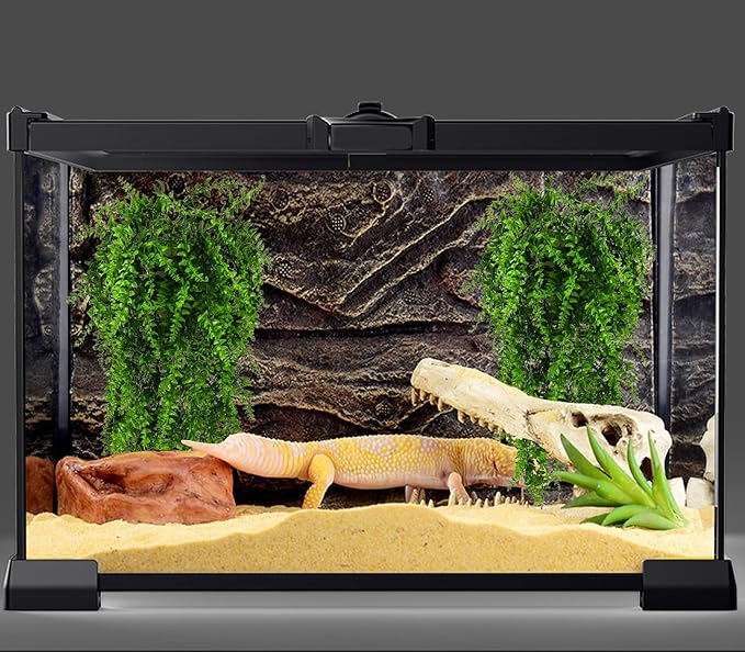 HERCOCCI 4 Pack Reptile Plants, Terrarium Hanging Plants Vines Artificial - Image 5