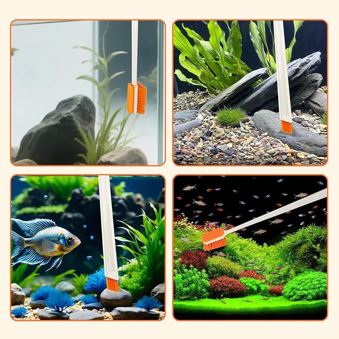 Small Fish Tank Cleaner Brush, Algae Scraper - Image 6