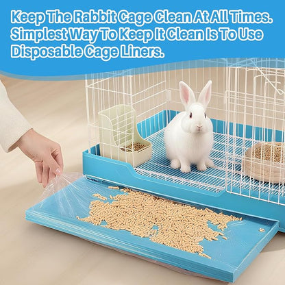 Clear Plastic Disposable Cage Liner - Image 3